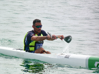 Jorge Cortijo of Club de Pirag&uuml;ismo Pobla Marina - Sea Kayak Racing Escuela De La Mar Burriana (Spain)