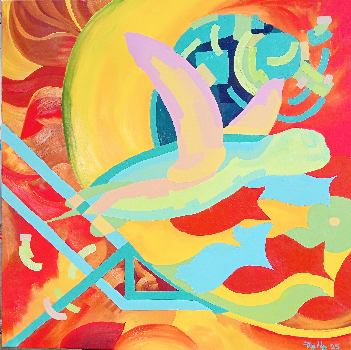 Aguacate tortuga y peces