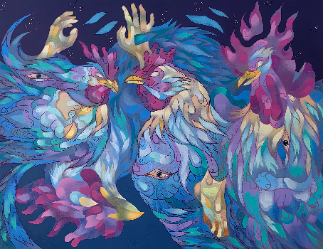 ROOSTERS AND MIDNIGHT